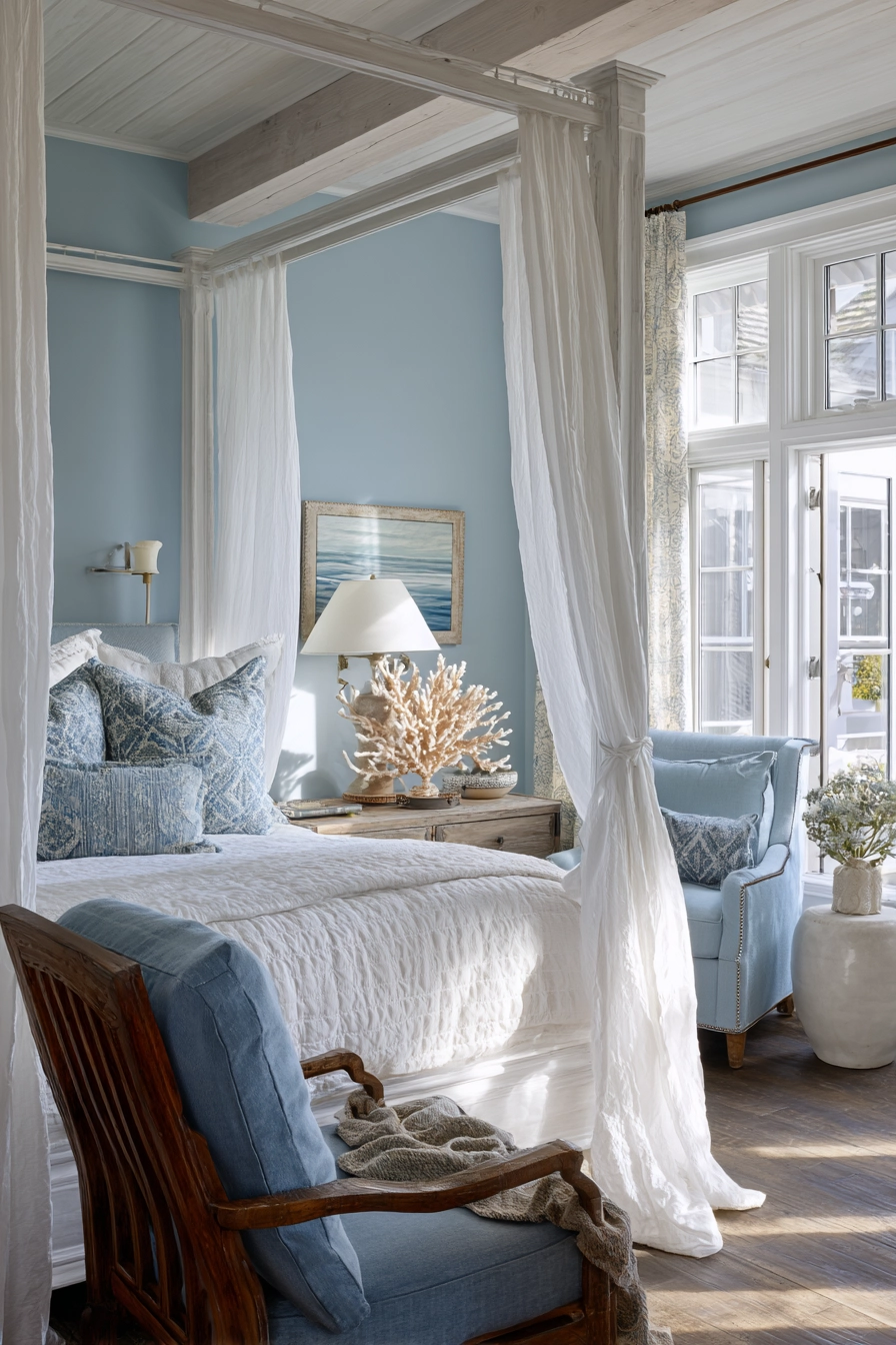 blue coastal bedroom 22