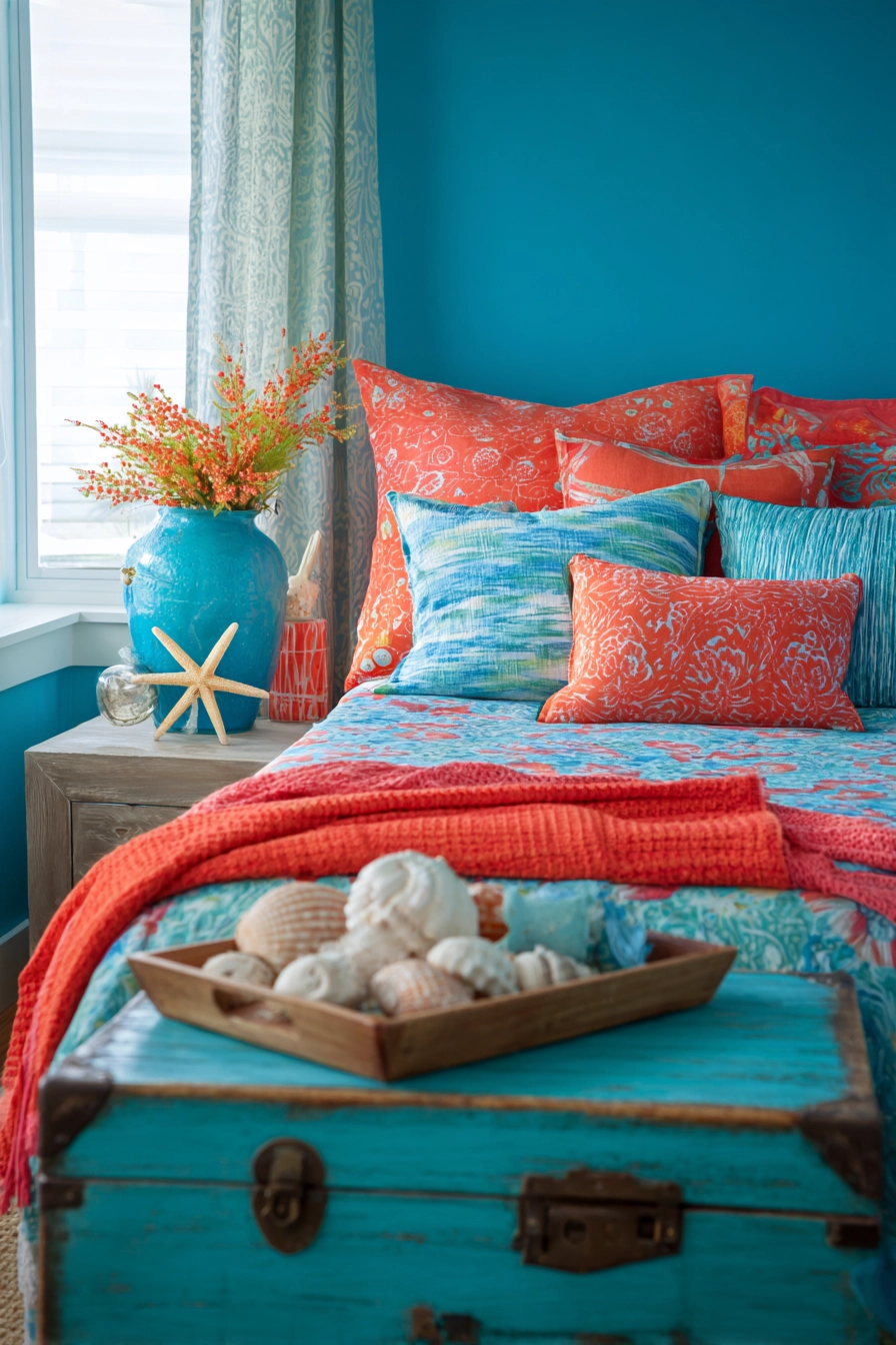 blue coastal bedroom 33