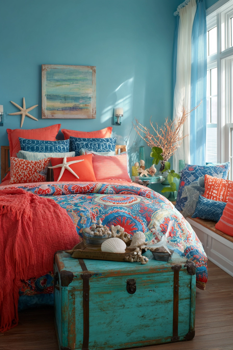 blue coastal bedroom 35