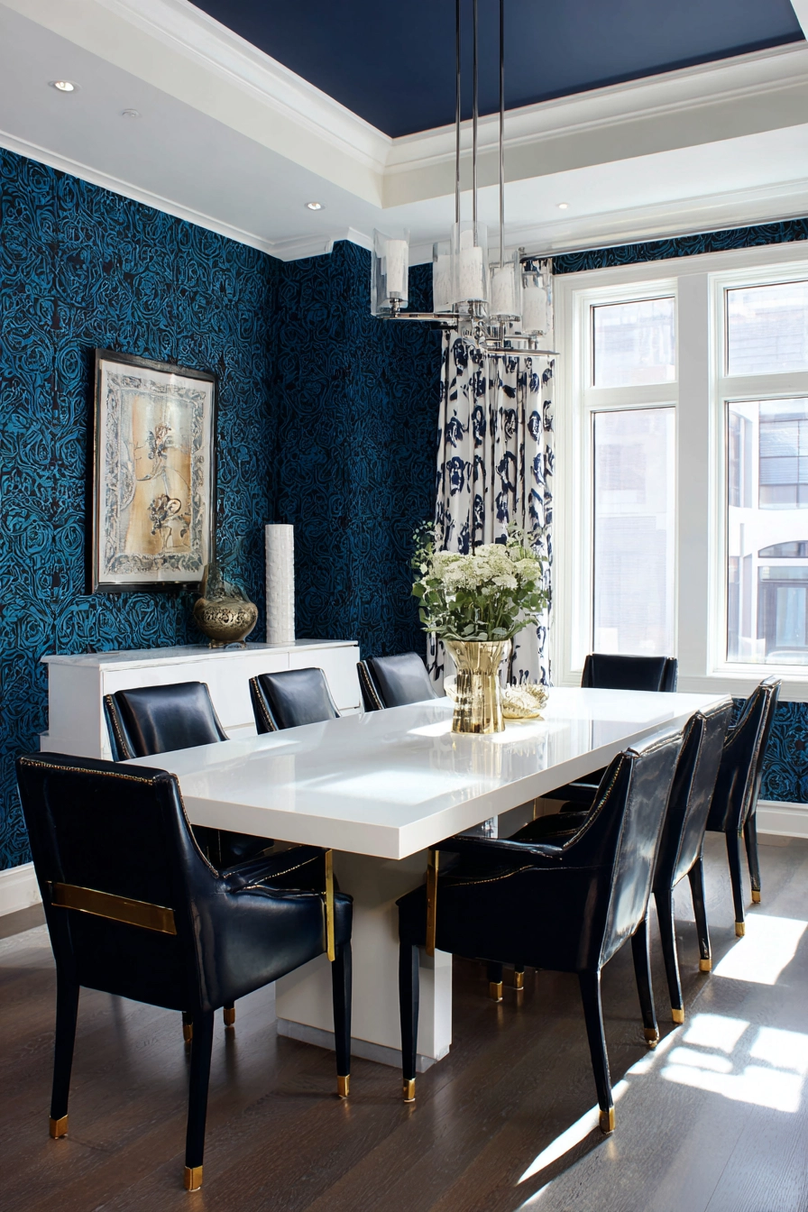blue dining room 22