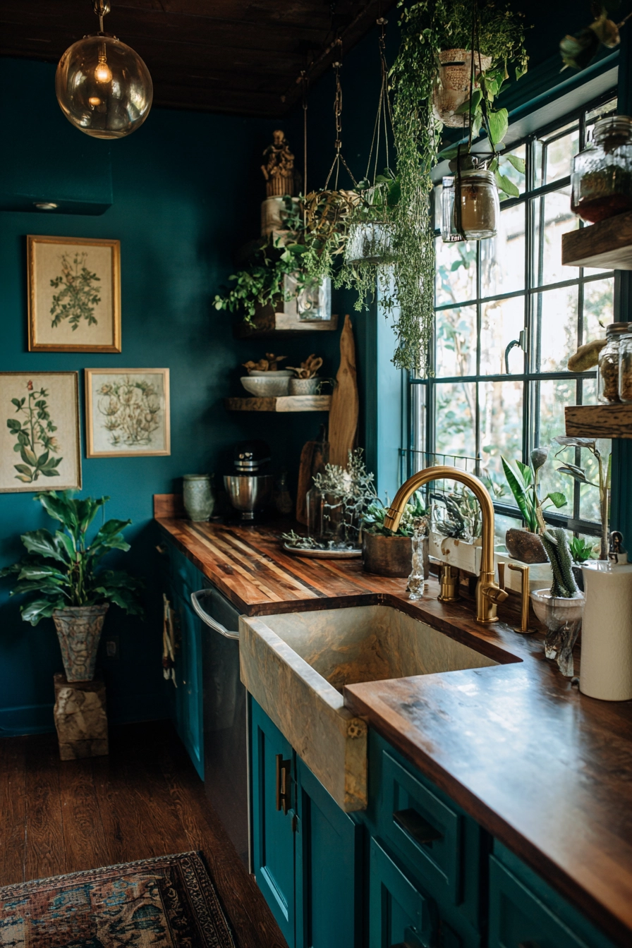 boho chic kitchen 10