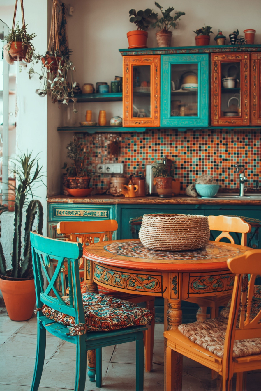 boho chic kitchen 14