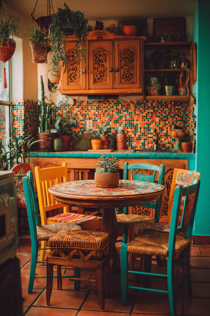 boho chic kitchen 16