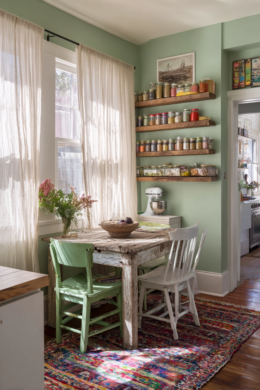 boho chic kitchen 17