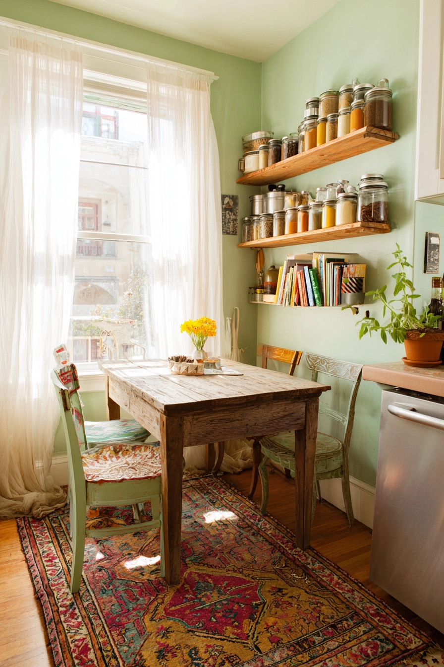 boho chic kitchen 18