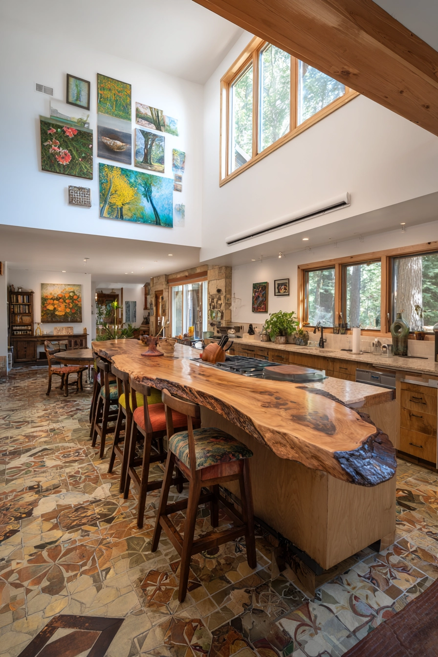 boho chic kitchen 21