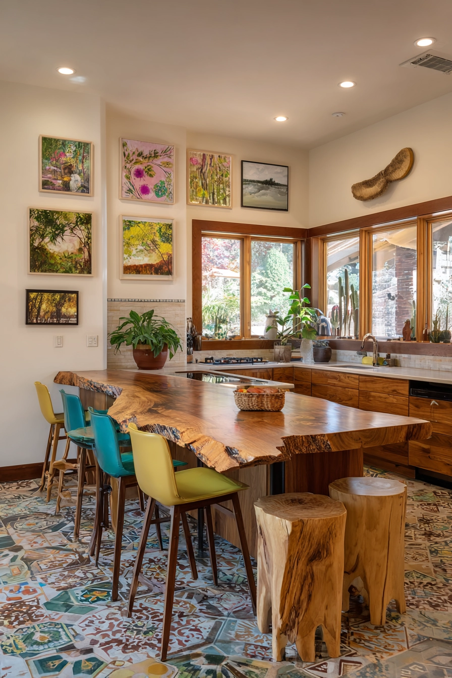 boho chic kitchen 24