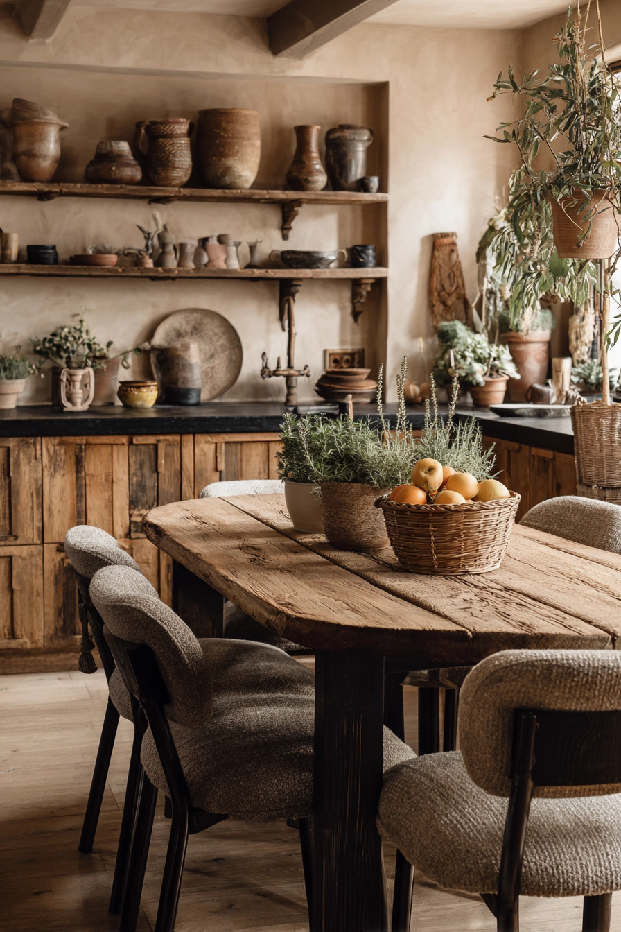 boho chic kitchen 39