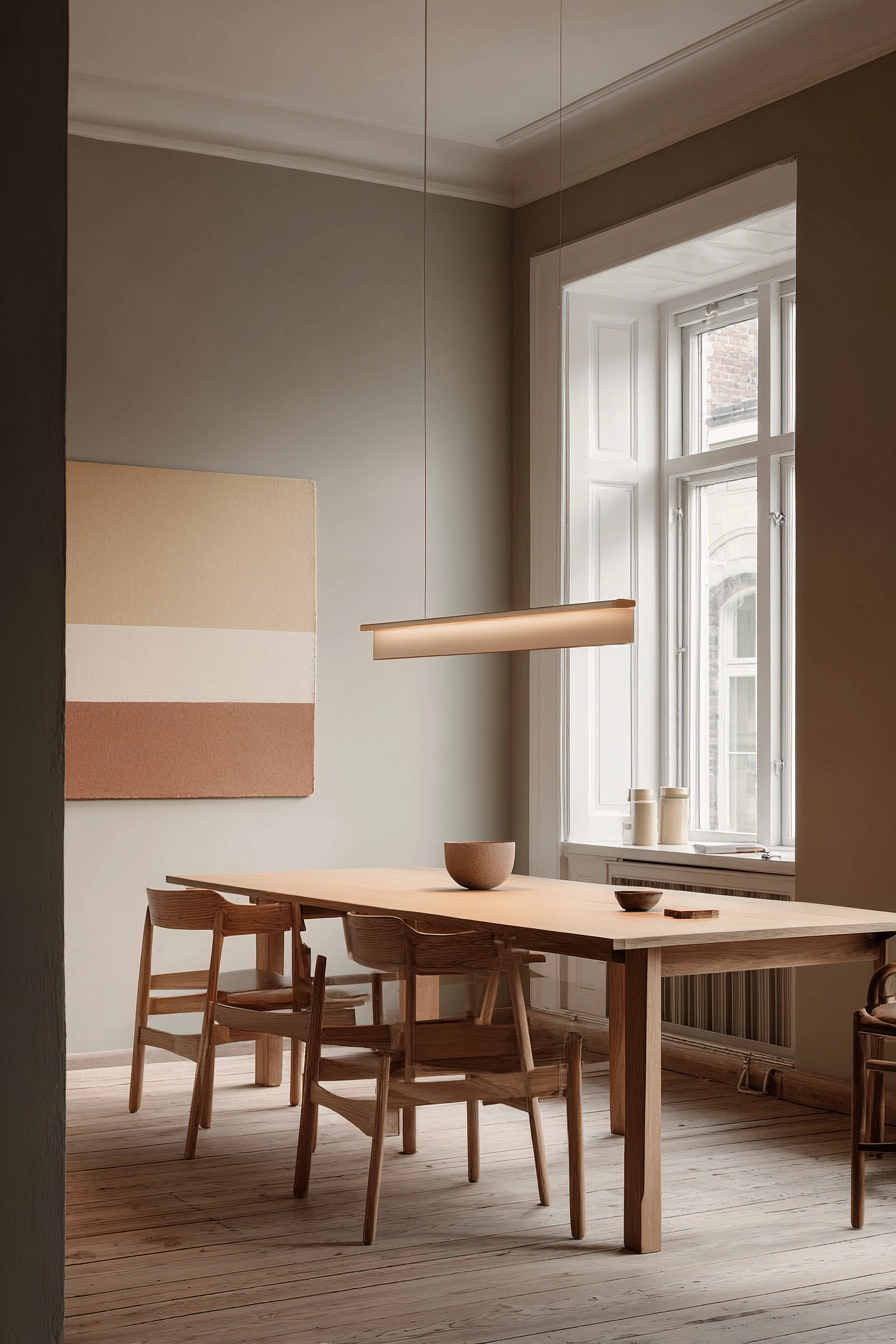 brown dining room 37