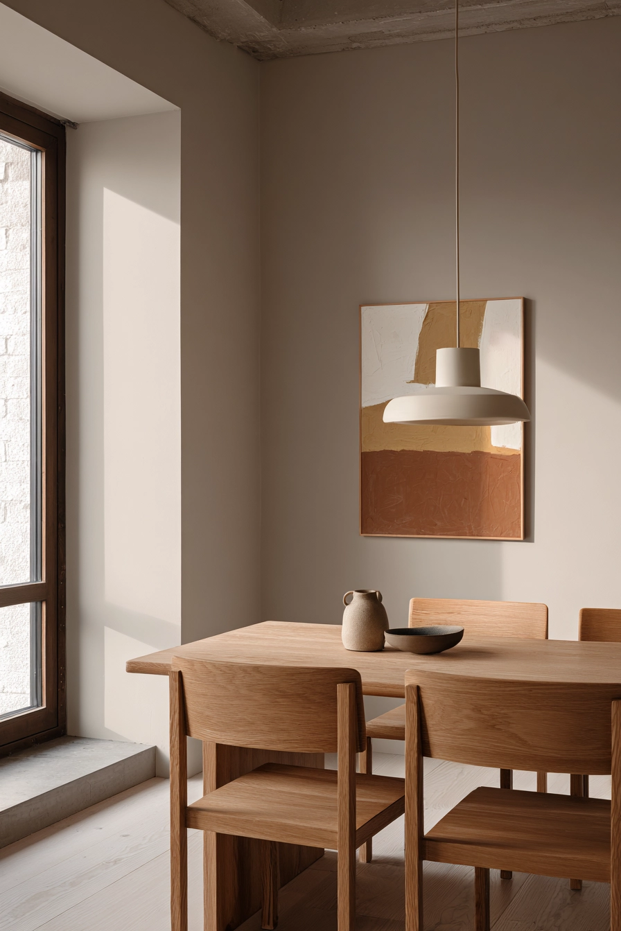 brown dining room 39