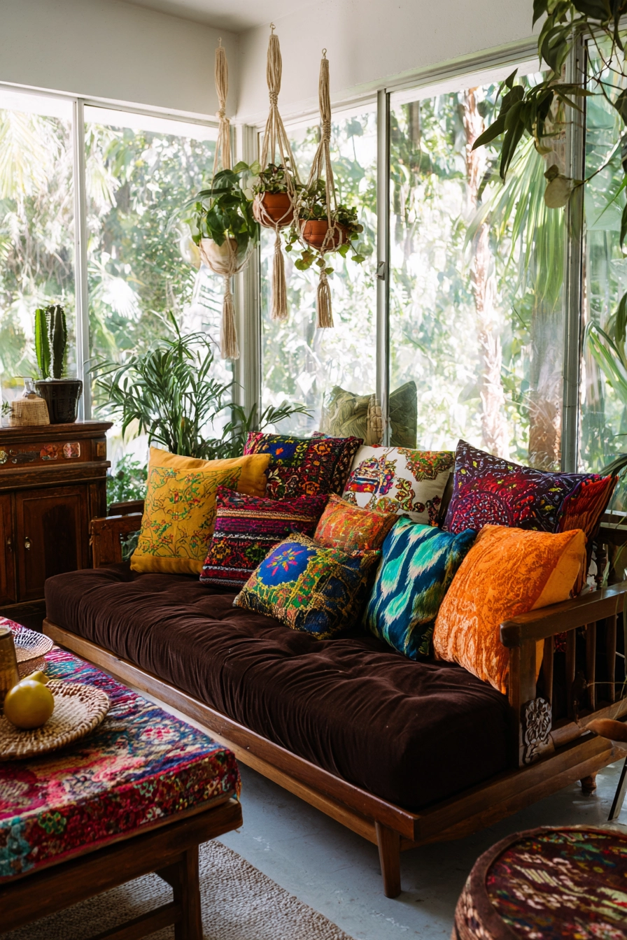 dark brown couch living room ideas 10