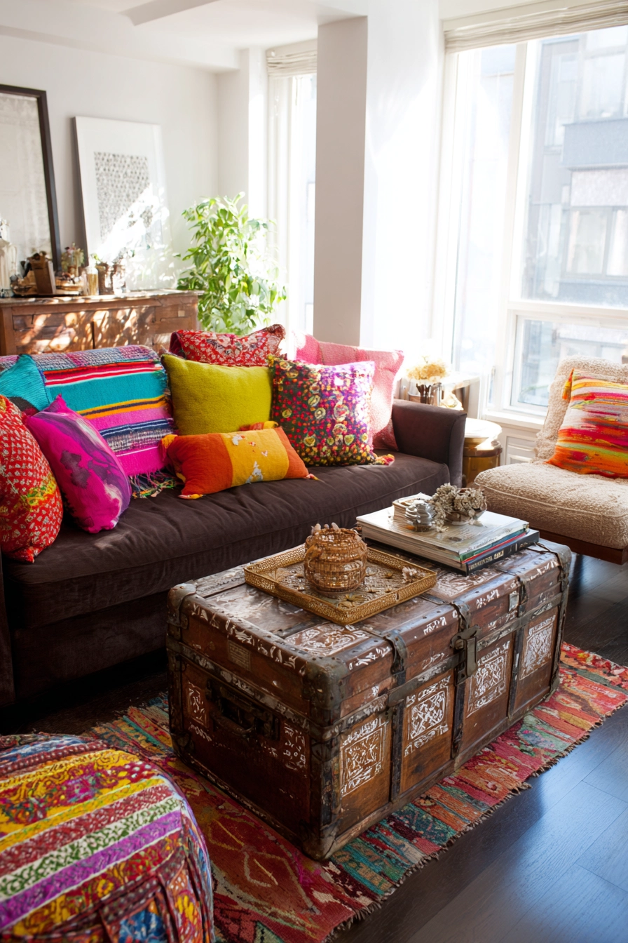 dark brown couch living room ideas 36