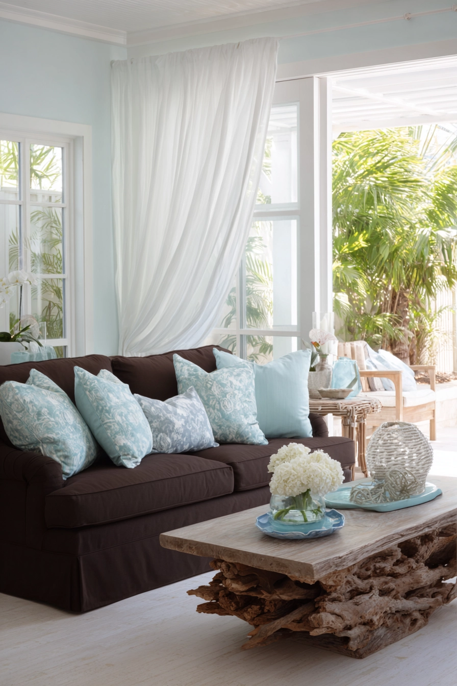 dark brown couch living room ideas 40