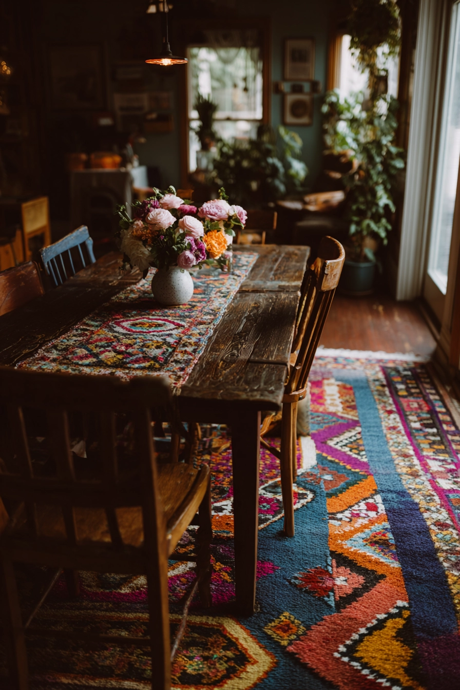 dining room rug ideas 14