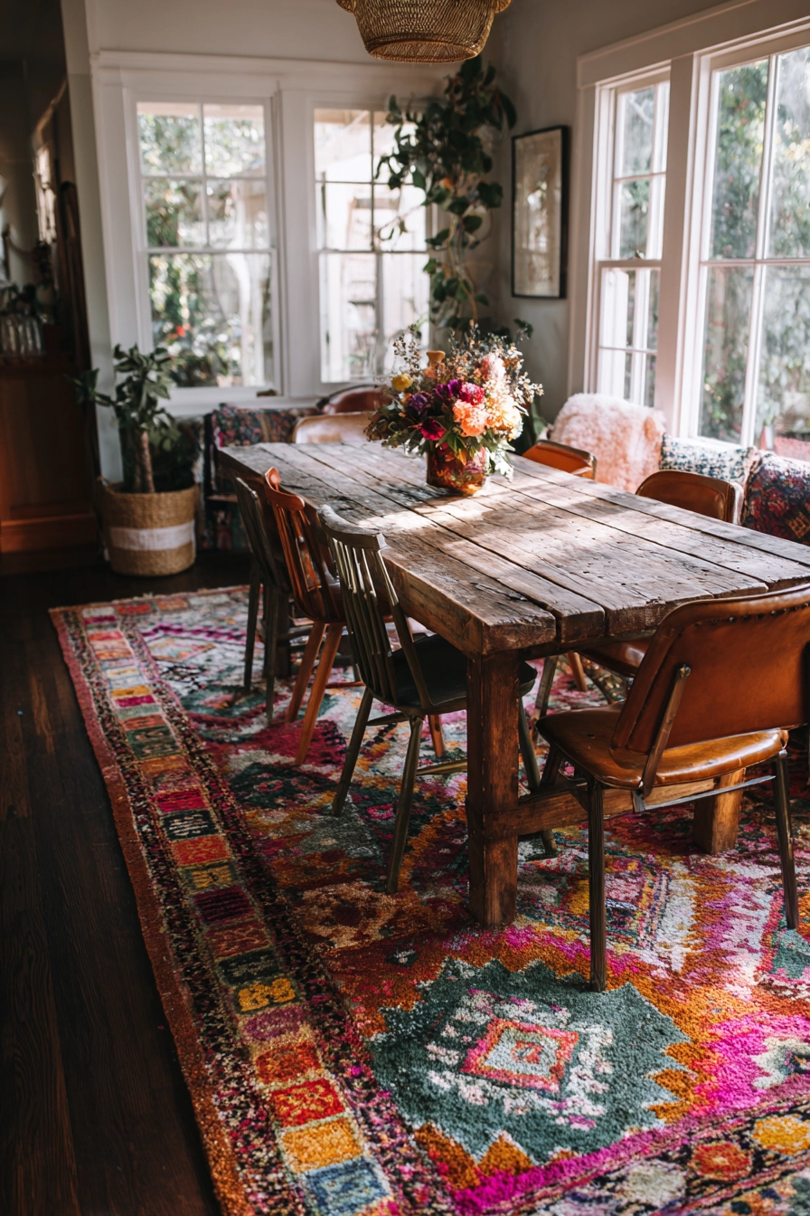 dining room rug ideas 16