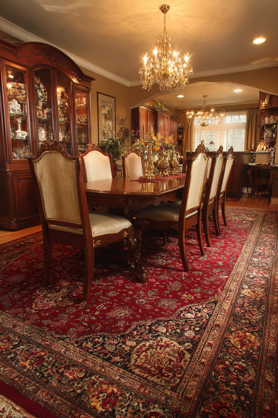dining room rug ideas 29