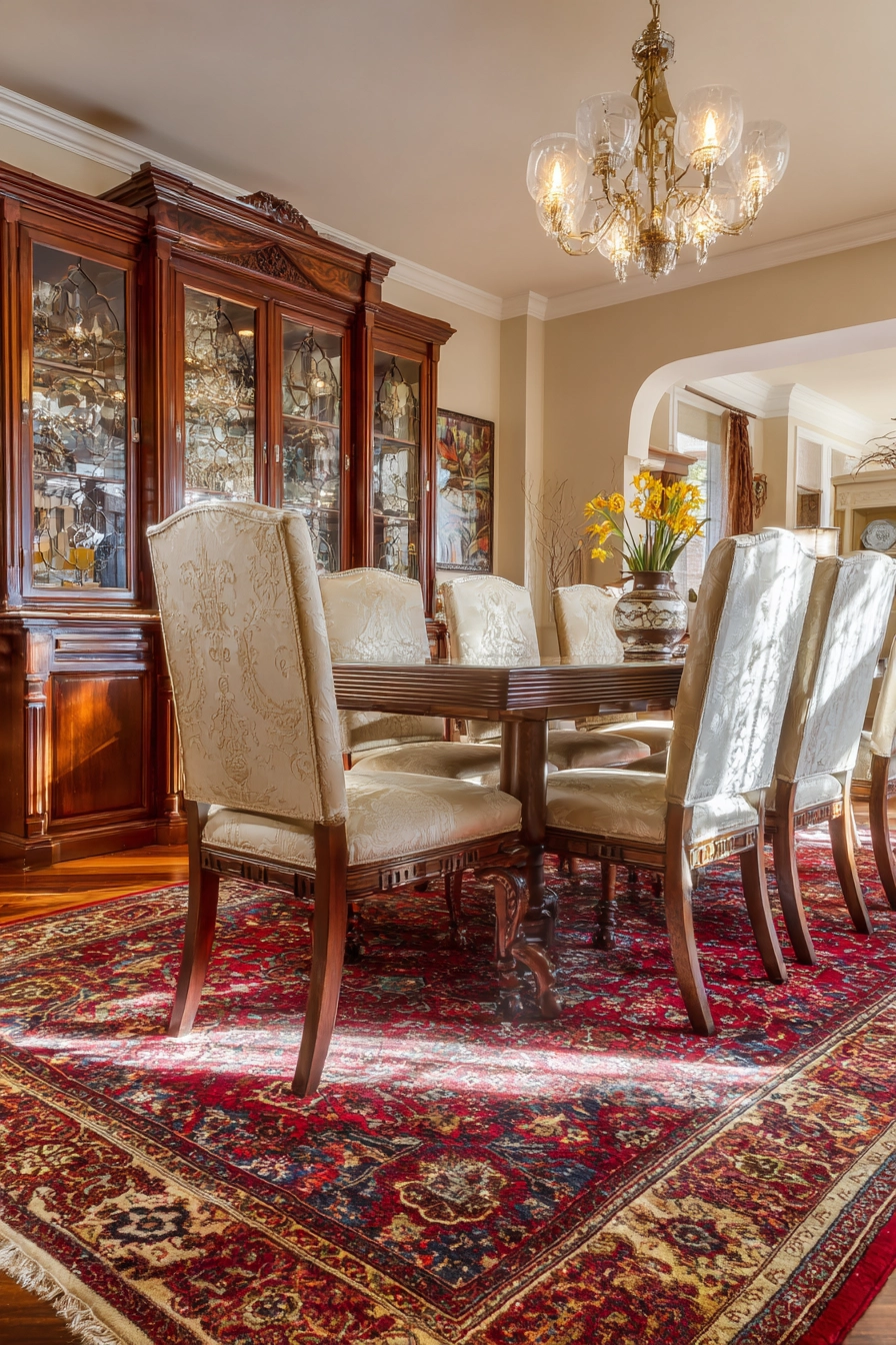 dining room rug ideas 32