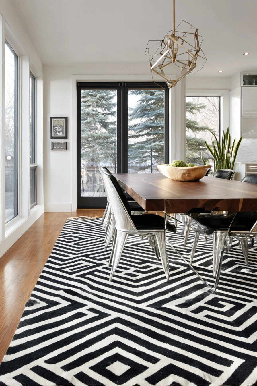 dining room rug ideas 34