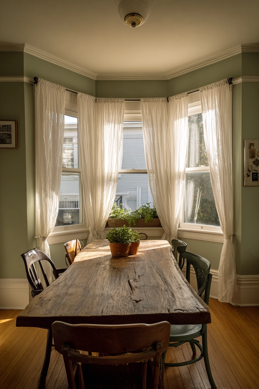 dining room window ideas 1