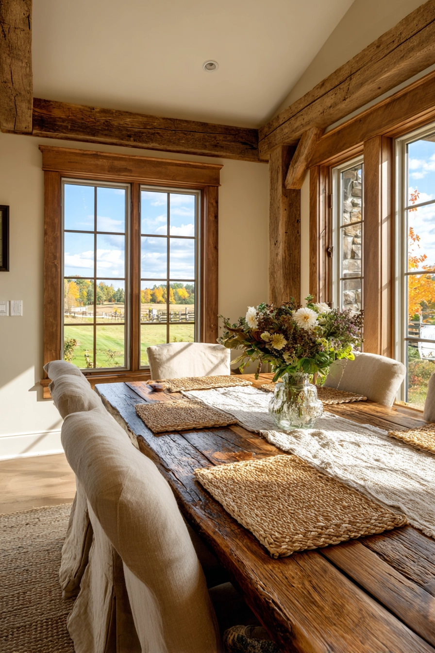 dining room window ideas 11
