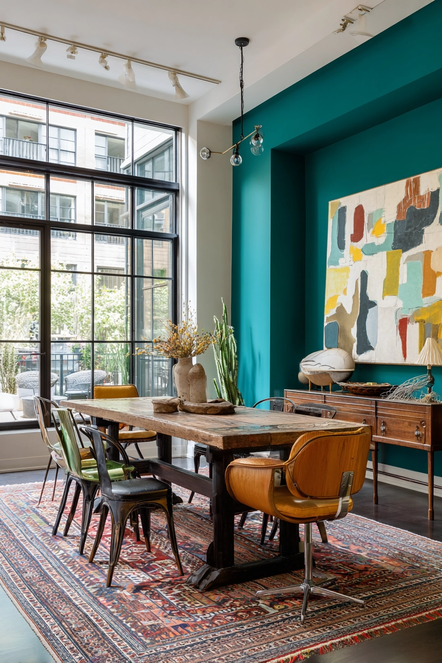 eclectic dining room ideas 1