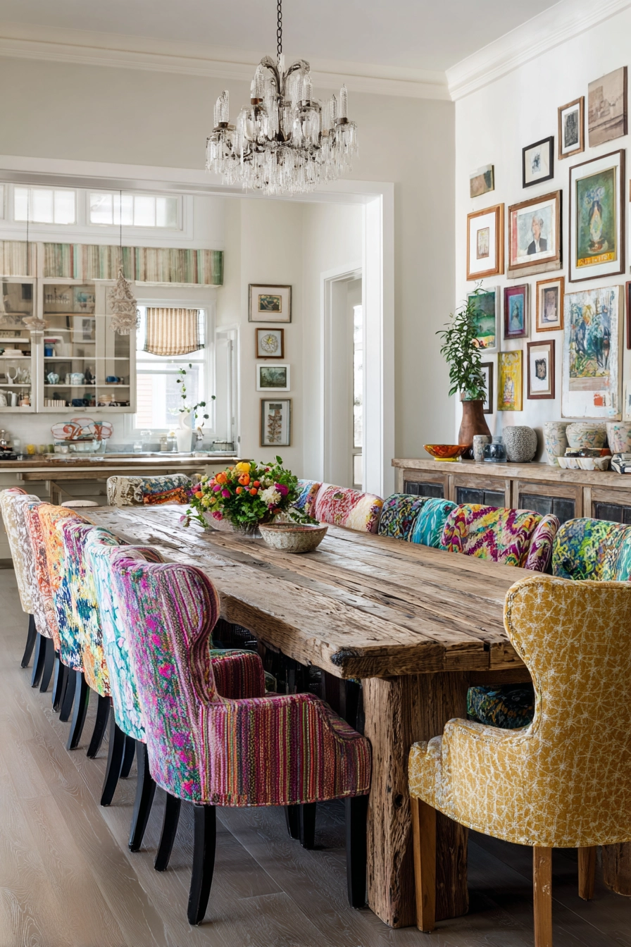 eclectic dining room ideas 11