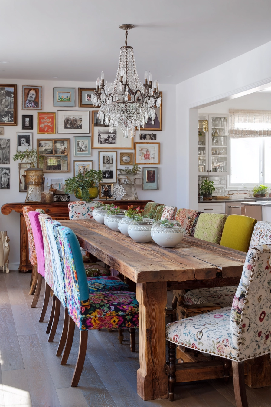 eclectic dining room ideas 12