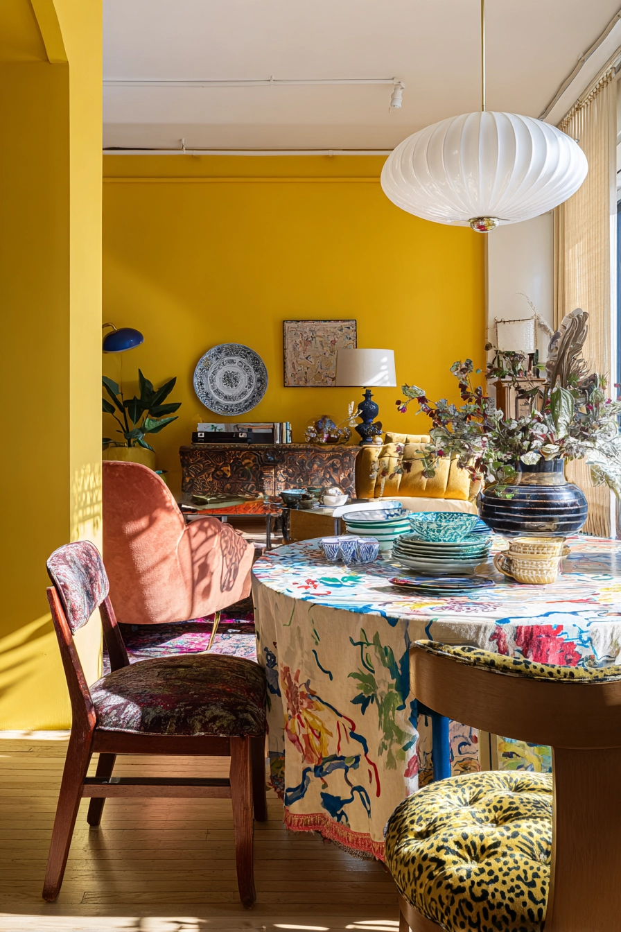 eclectic dining room ideas 14