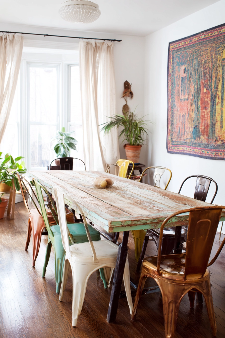 eclectic dining room ideas 17