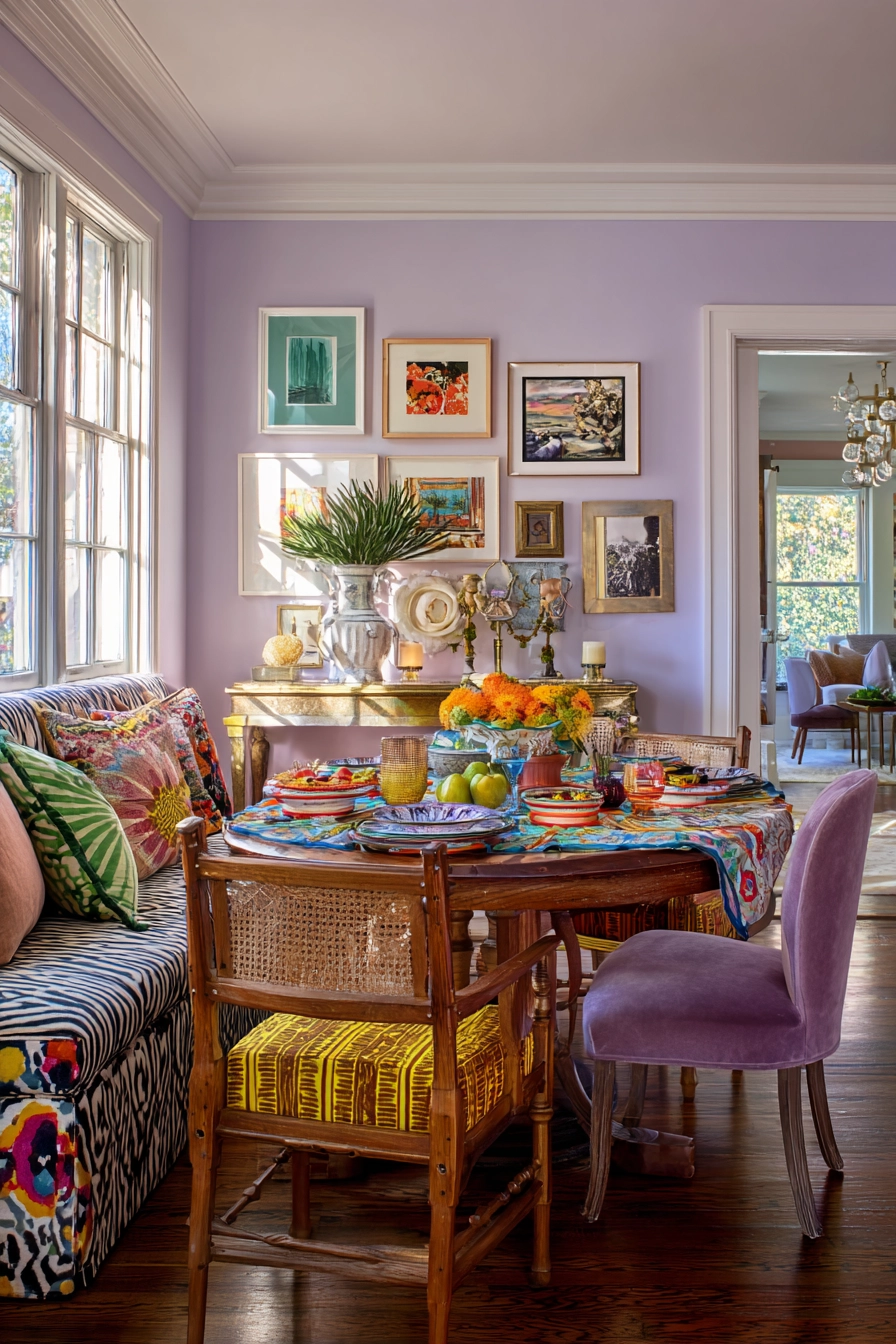 eclectic dining room ideas 26