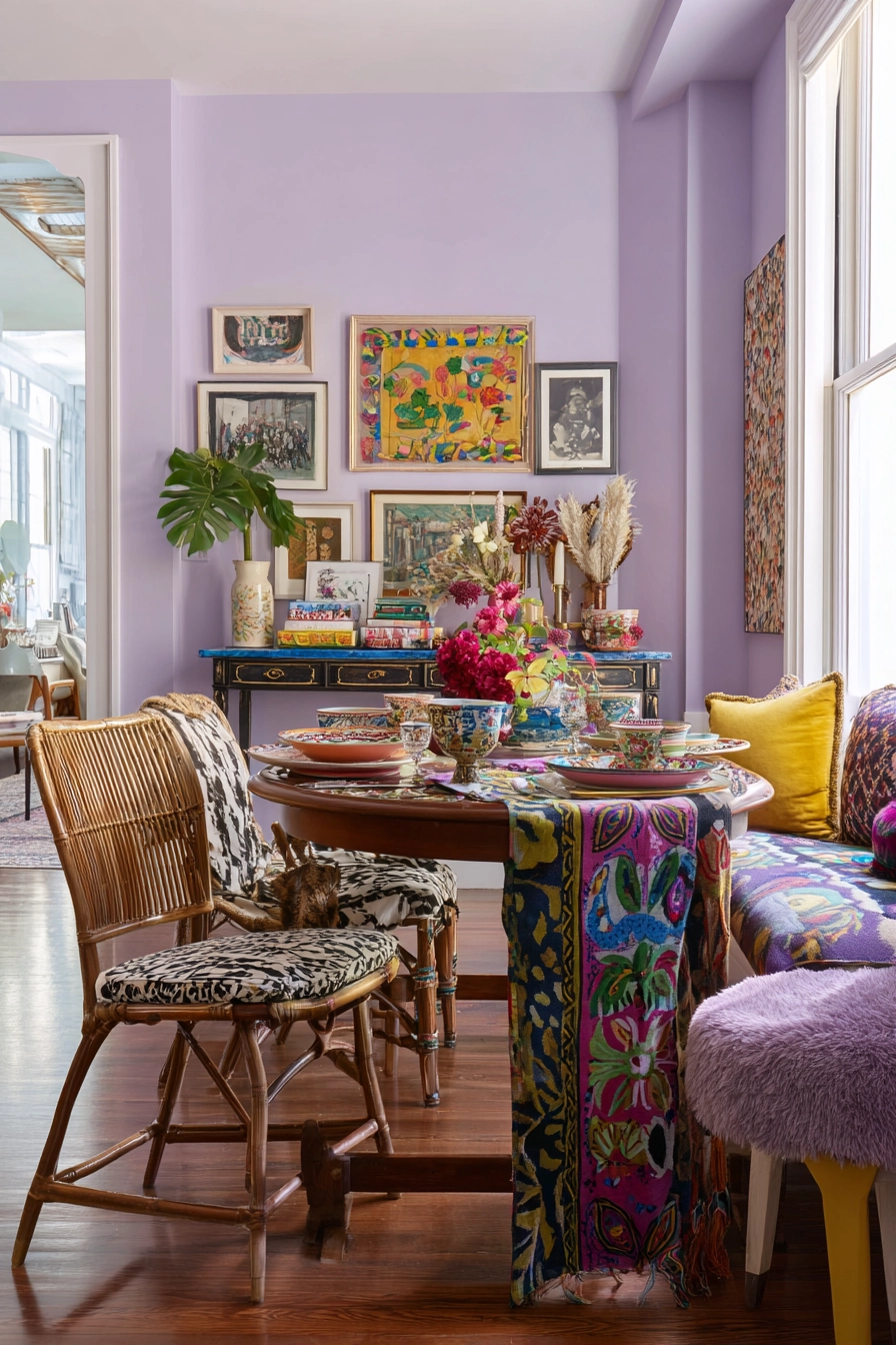 eclectic dining room ideas 27