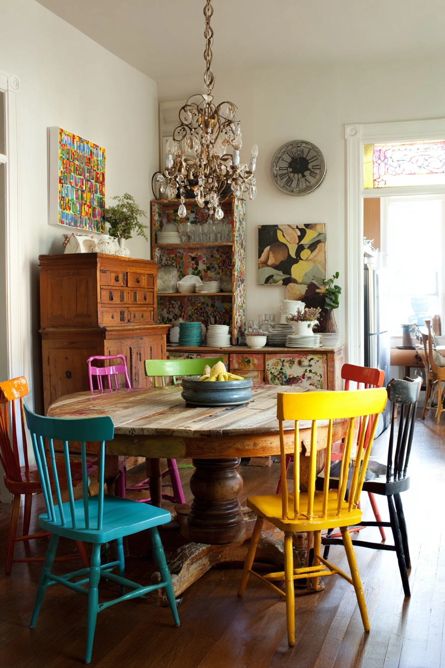 eclectic dining room ideas 40