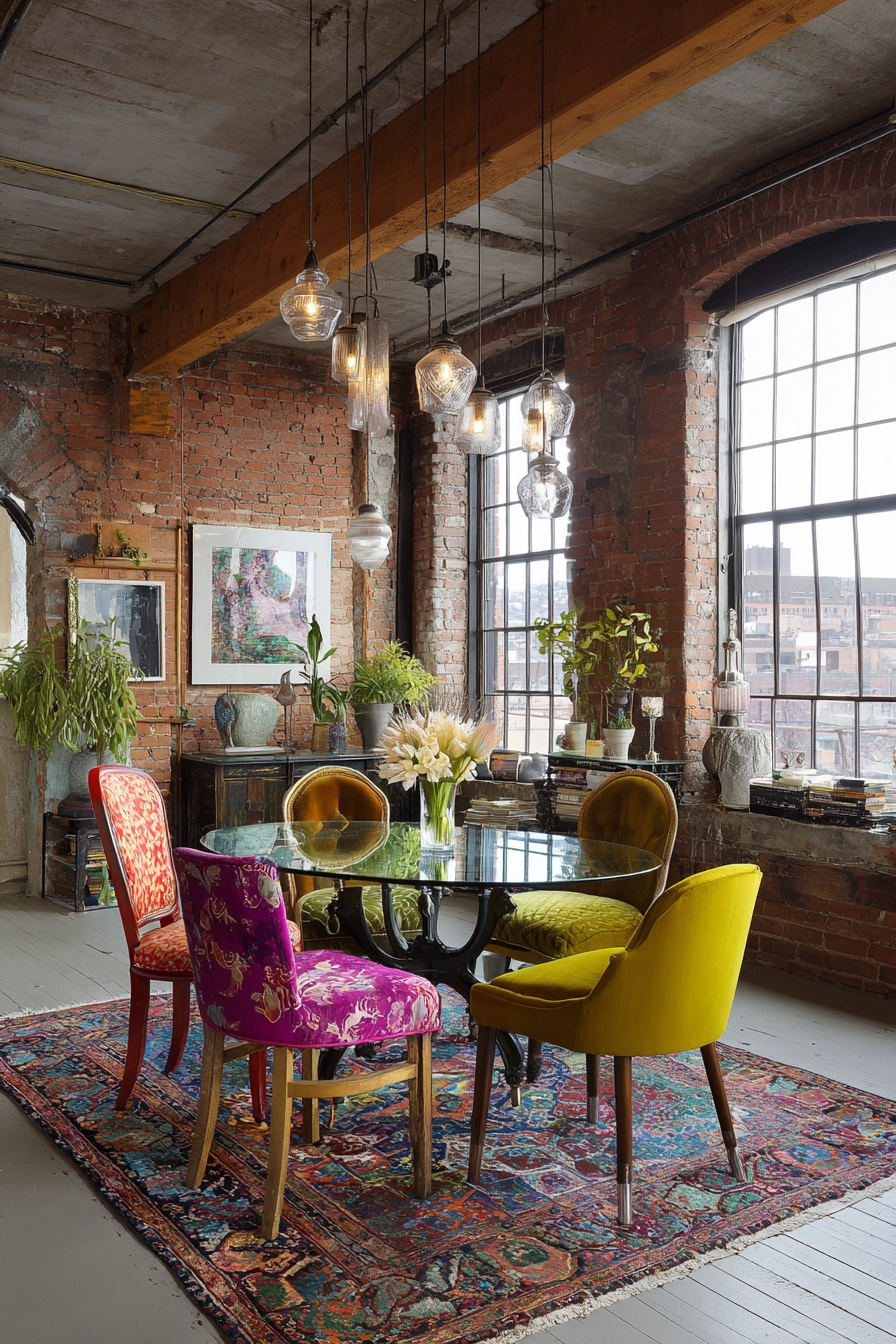 eclectic dining room ideas 5