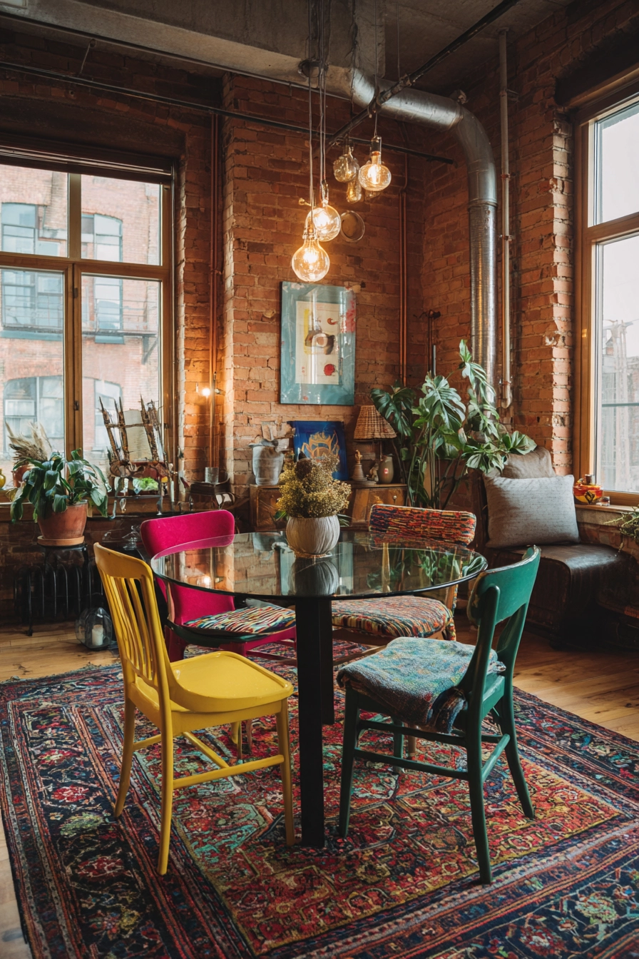 eclectic dining room ideas 7