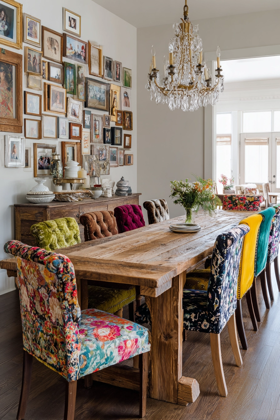 eclectic dining room ideas 9