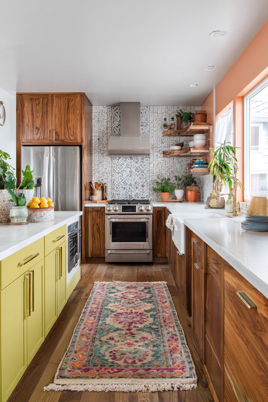 eclectic kitchen 18