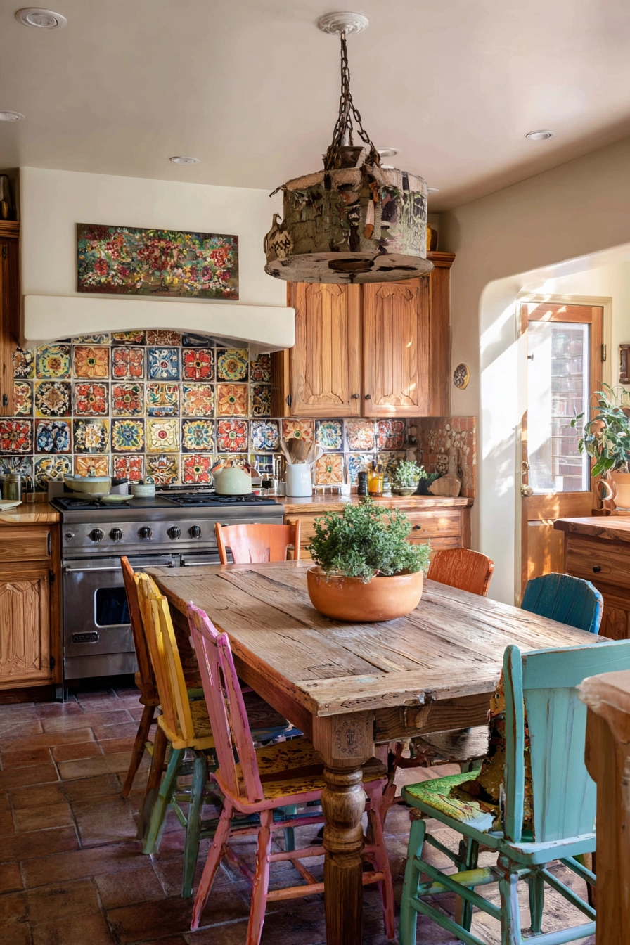 eclectic kitchen 22