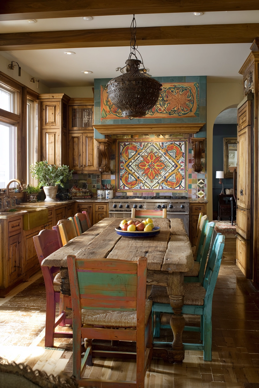 eclectic kitchen 23