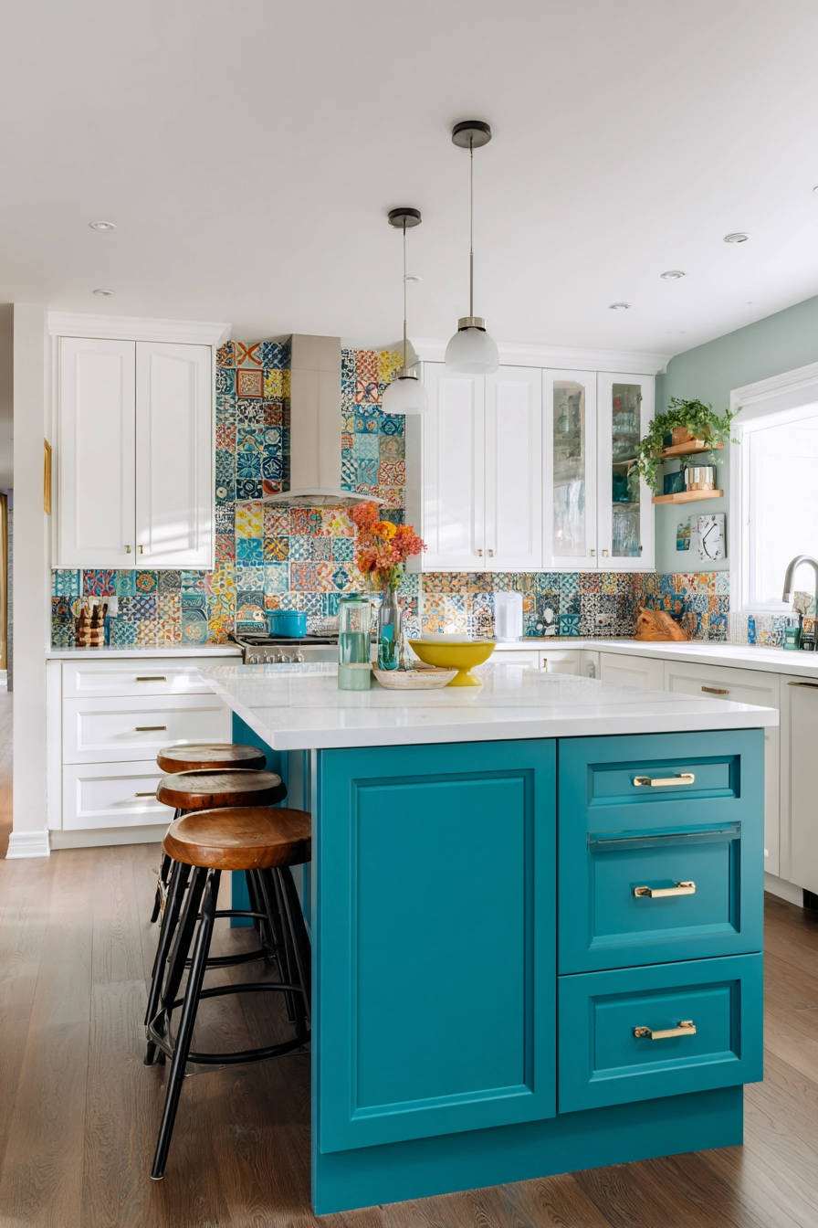 eclectic kitchen 39