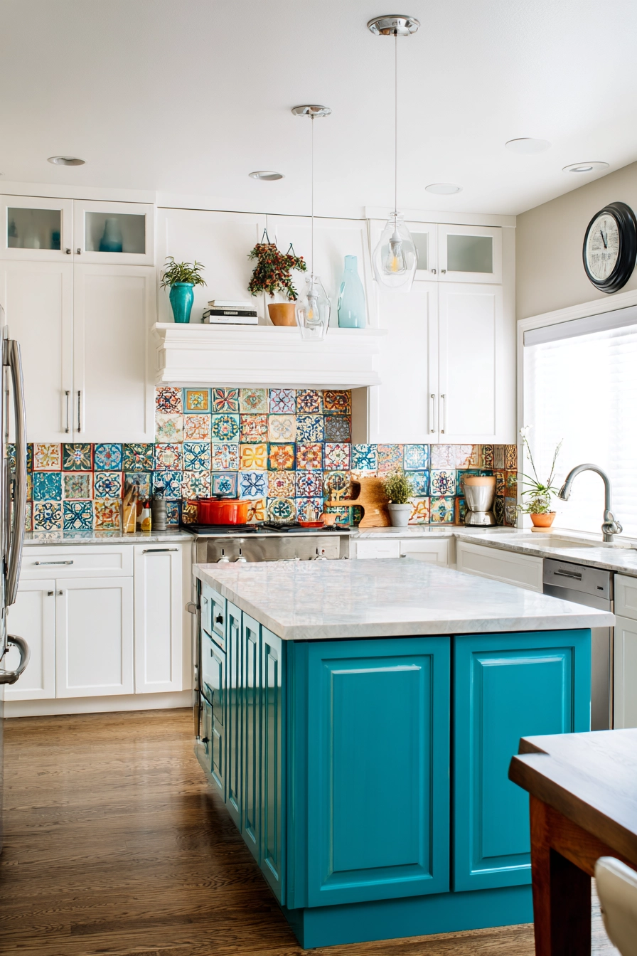 eclectic kitchen 40