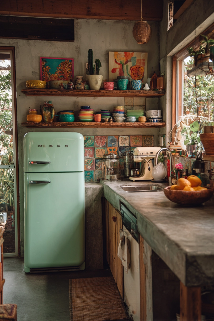 eclectic kitchen 5