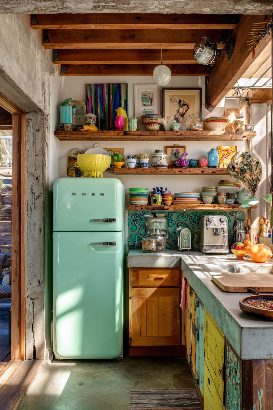 eclectic kitchen 6
