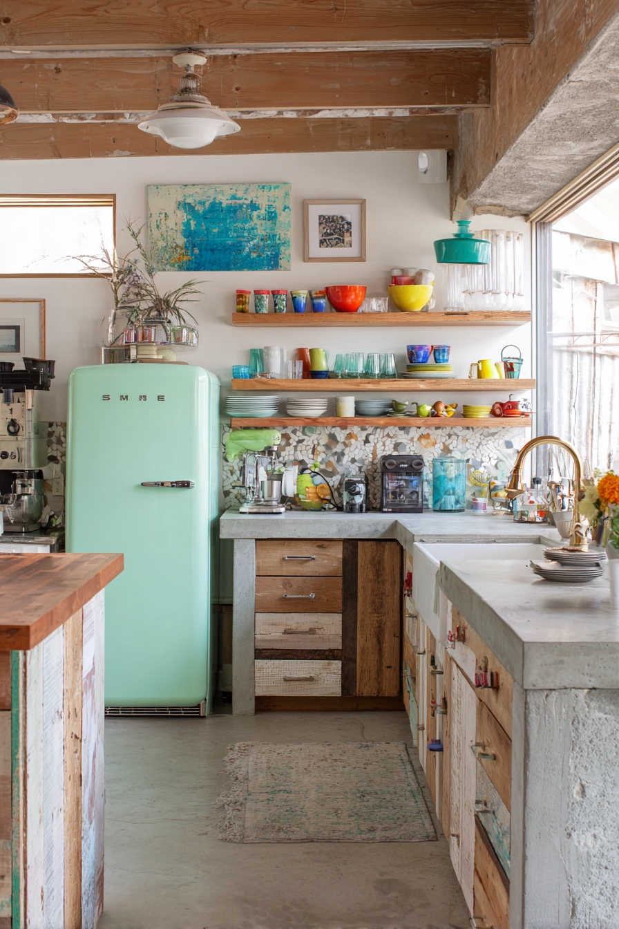eclectic kitchen 7