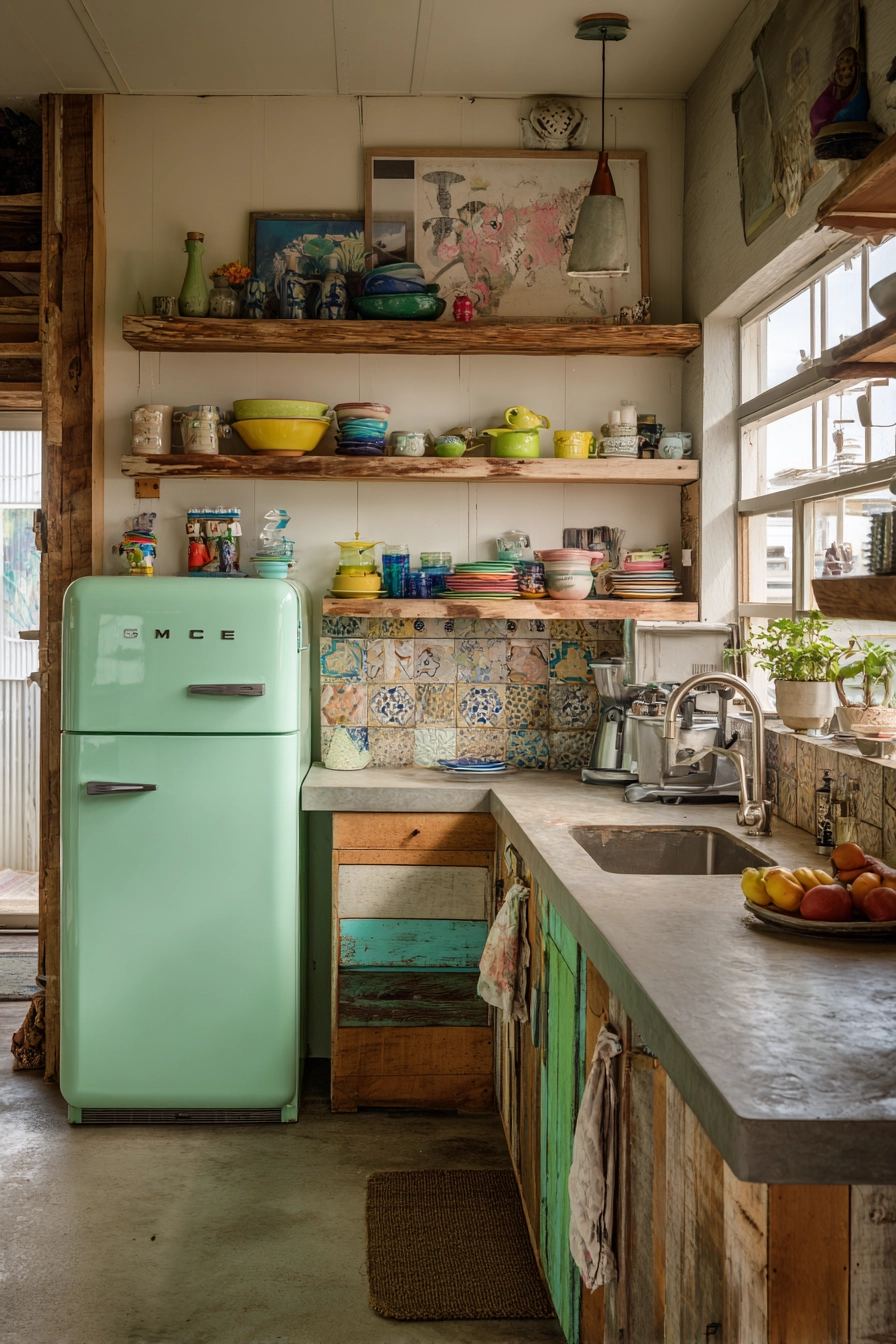 eclectic kitchen 8