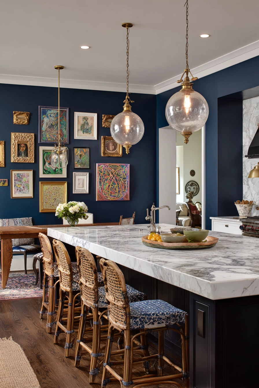 eclectic kitchen 9