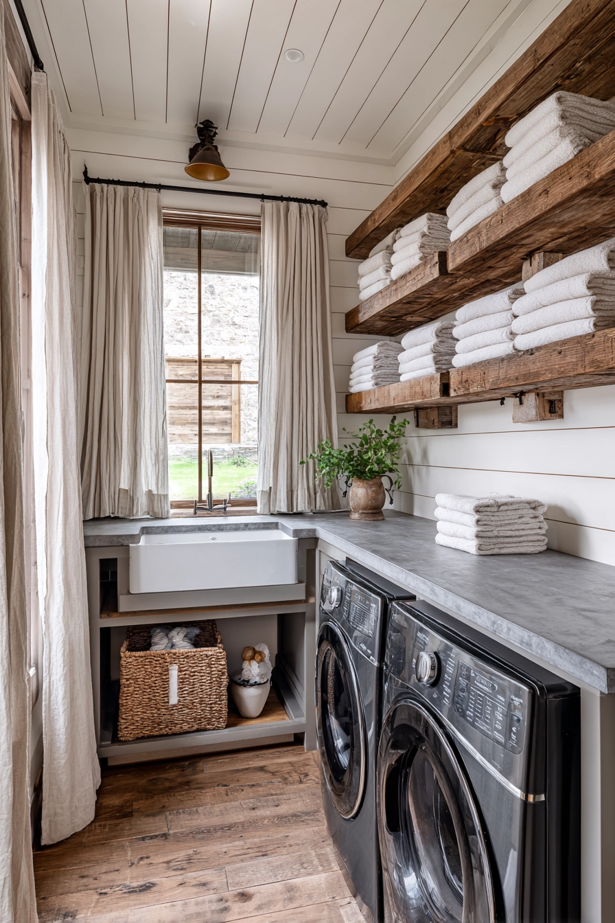 farmhouse laundry room 1