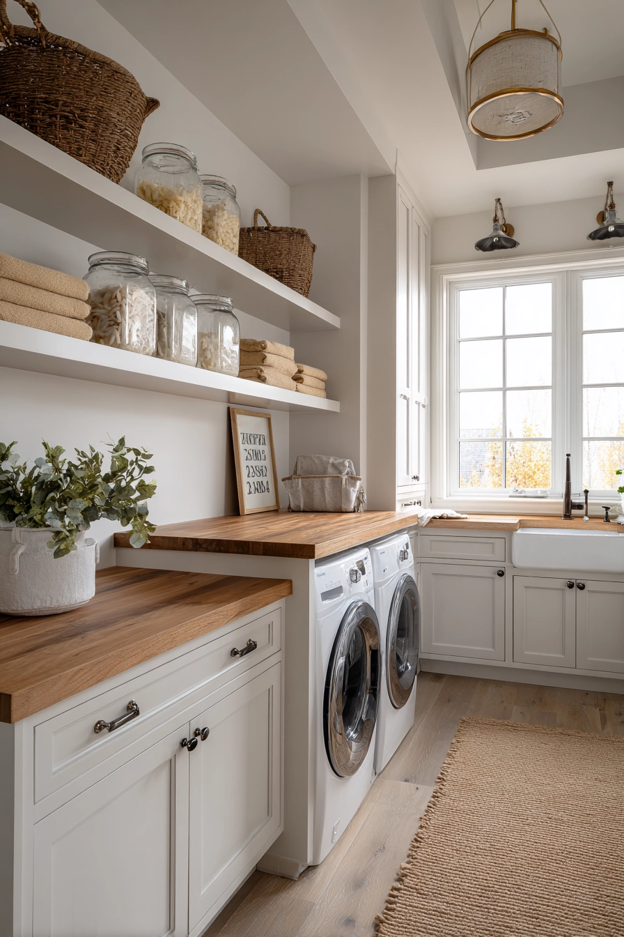 farmhouse laundry room 14