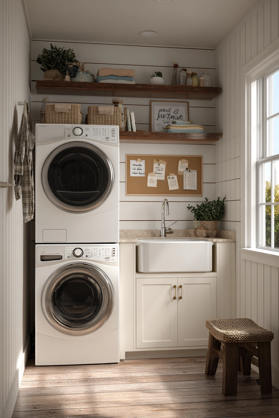 farmhouse laundry room 19