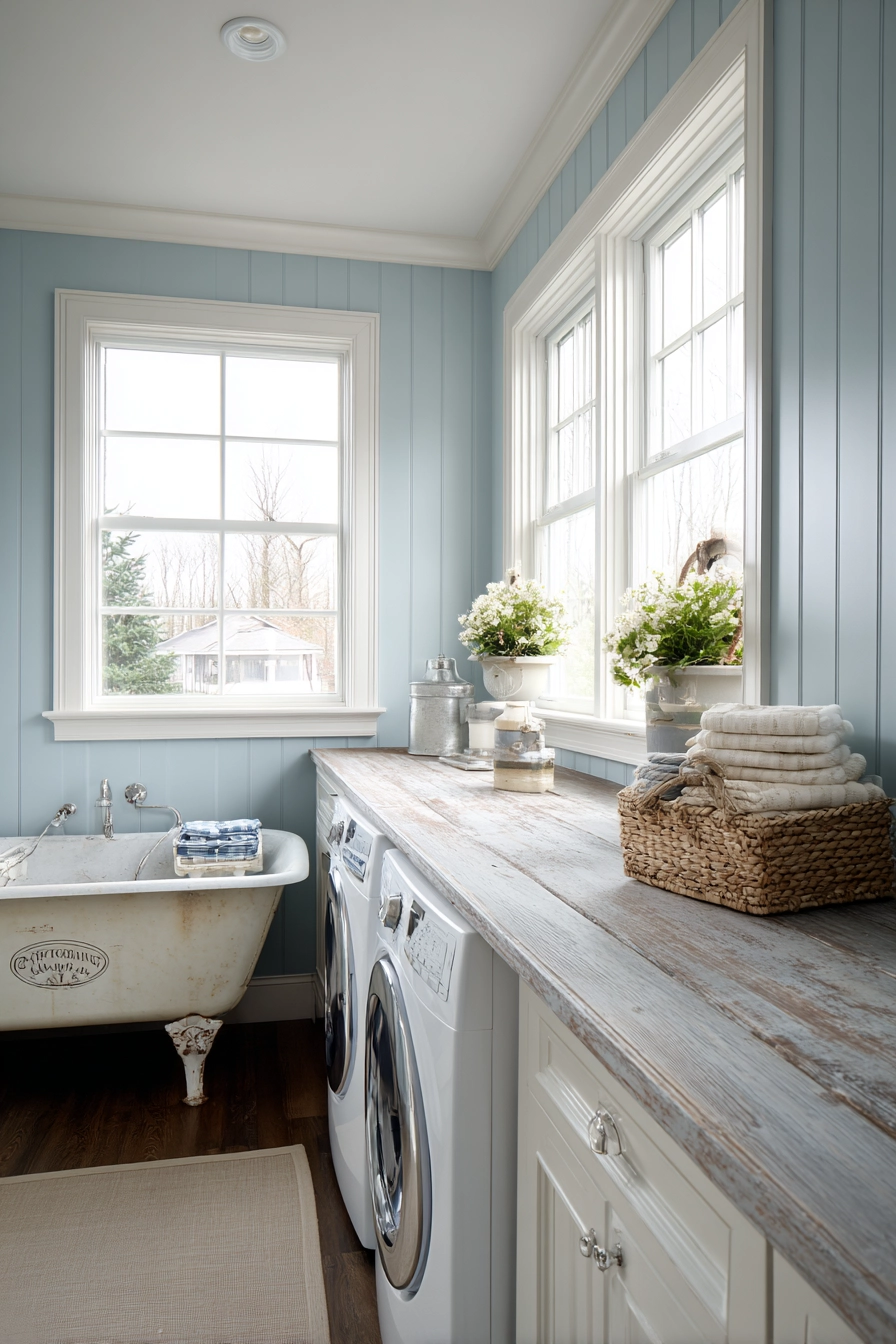 farmhouse laundry room 21