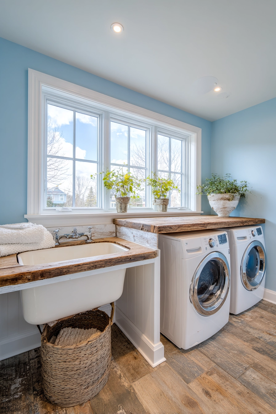 farmhouse laundry room 22